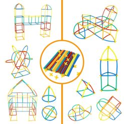 200pcs Straw Building Blocks - Image 6